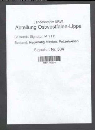 Sicherstellung von Heeresgut