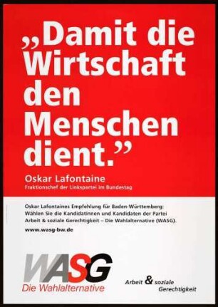 WASG, Landtagswahl 2006