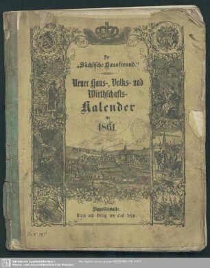 1861: Der sächsische Hausfreund