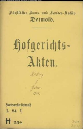 Hüting, Jobst Henrich zu Talle gegen Johann Güse bei der Kixmühle - Schuldforderung