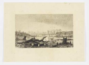 Teich von Auteuil, aus: "Künstlerische Erinnerungen an die Belagerung von Paris"