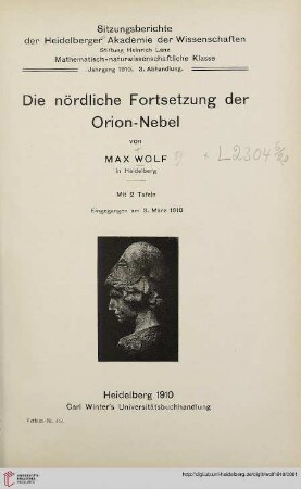 Die nördliche Fortsetzung der Orion-Nebel