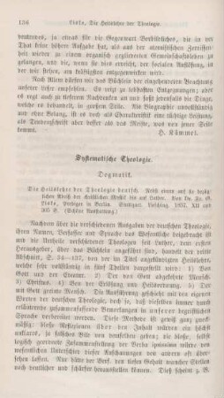 136-138 Systematische Theologie