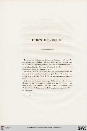 Temps héroique