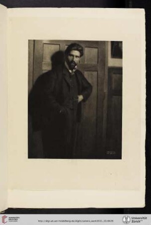 [Heinrich Kuehn, VI. Portrait, photogravure from the original print]