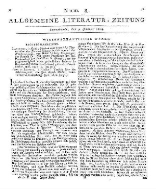 Bunz, G. C. H.: Beiträge zu der Lehre vom Concurse der Gläubiger nach dem königl. württembergischen Rechte. Ludwigsburg: Nast 1807