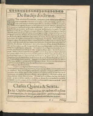 De studiis doctrinae.