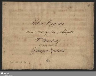 Salve regina - Mus.4657-E-14 : V (4), Coro, cor : BruM 195