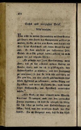 Sechs und vierzigster Brief. - Funfzigster Brief.