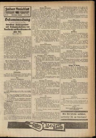 Zweite Ausgabe vom Dienstag, den 03. April 1917.