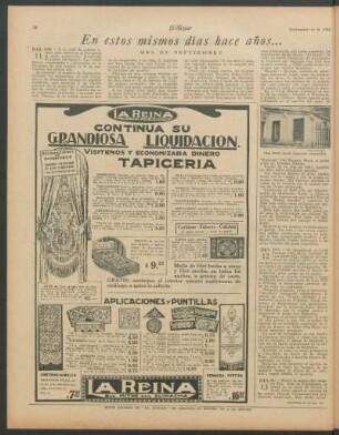 En estos mismos días hace años... mes de septiembre