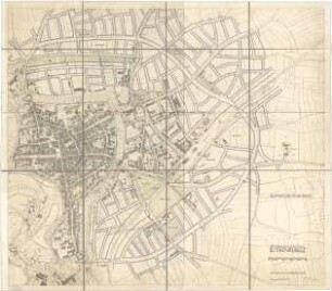 Fischer, Theodor; Rothenburg ob der Tauber; Generalbaulinienplan - Generalbaulinienplan