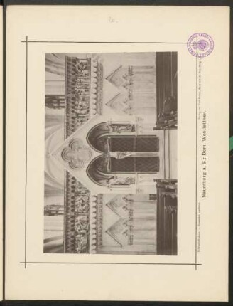 Naumburg a. S.: Dom, Westlettner.