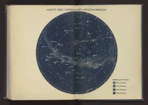 Karte des nördlichen Sternhimmels.