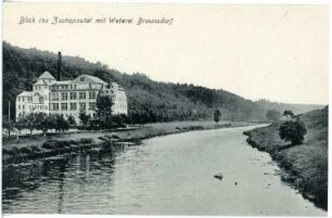 Braunsdorf. Zschopautal mit Weberei Braunsdorf