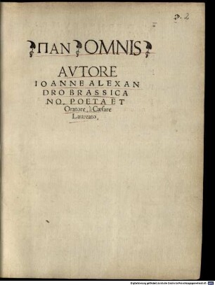 Omnis : = Pan