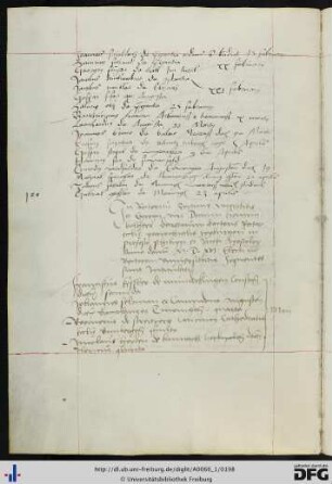 [fol. 98] Rektorat Heinrich Kolher 1516