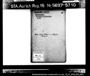 Hausierkonzessionen und -gesuche: August Meyer aus Salzgitter, Musikaufführungen