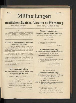 No. 5. Mai 1899