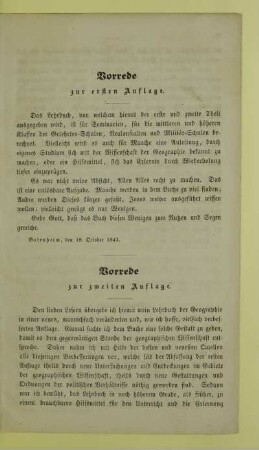 Vorrede zur zweiten Auflage