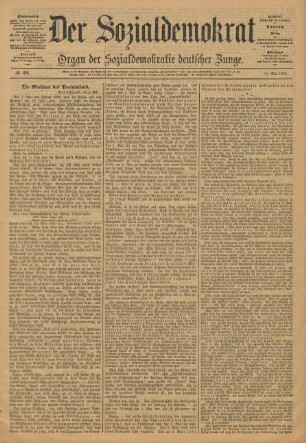 No. 19. 10. Mai 1890.