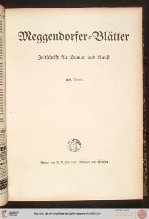 109: Meggendorfer-Blätter