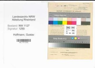 Entnazifizierung Gustav Hoffmann , geb. 26.03.1893 (Betriebsleiter)