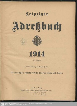 93.1914: Leipziger Adreß-Buch