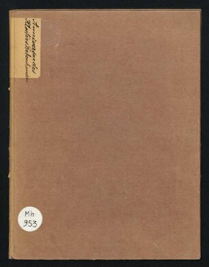 Anniversar der Zisterzienserabtei Bebenhausen (Fragment)