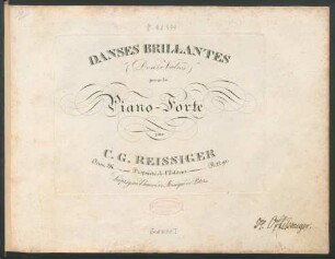 Danses Brillant (Douze Valses) pour le Piano-Forte : Oeuv. 26