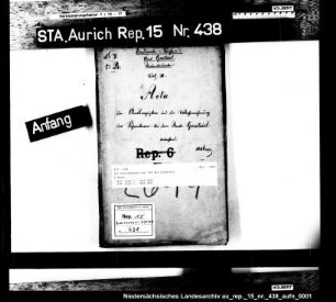 Der Schreibdienst bei dem Amt Greetsiel