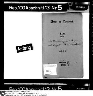 Belehnungen und Regalien Bischof Eitel Friedrichs von Hohenzollern
