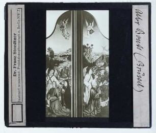Bouts, Triptychon der Himmelfahrt Mariae (Brüssel, KMSK 574) : linker und rechter Seitenflügel