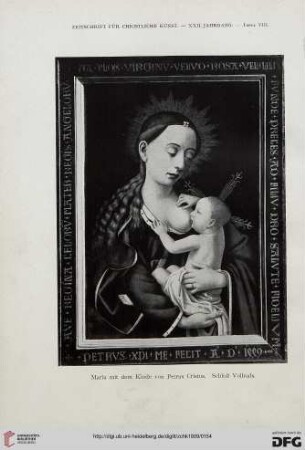 Ein neuaufgefundenes Werk von Petrus Cristus