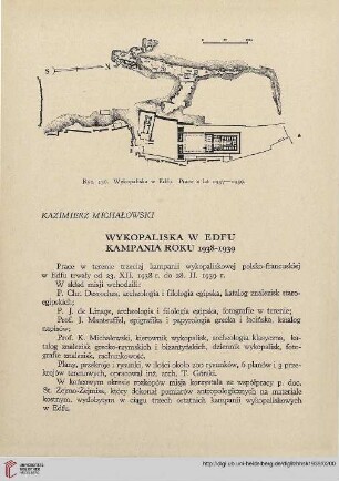 7: Wykopaliska w Edfu Kampania Roku 1938-1939