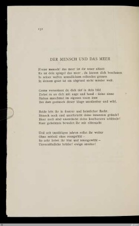 Der Mensch und das Meer