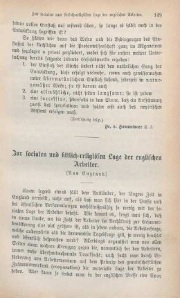 149-165 Zur socialen und sittlich-religiösen Lage der englischen Arbeiter : aus England