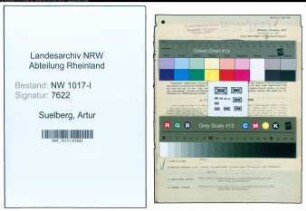 Entnazifizierung Artur Suelberg , geb. 09.08.1902 (Gesellschafter)