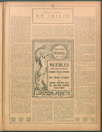 Un idilio : Páginas olvidadas