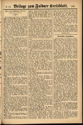 Zweite Ausgabe vom Samstag, den 12. Oktober 1895.