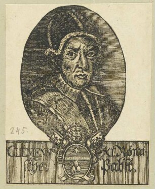 Bildnis des Clemens XI., Römischer Pabst