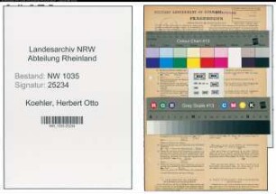 Entnazifizierung Herbert Otto Koehler , geb. 29.11.1913 (Kaufmaennischer Angestellter)