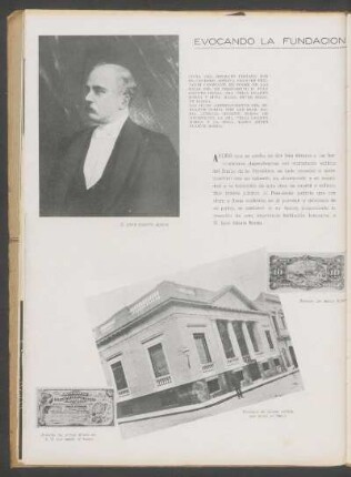 Evocando la fundación de nuestra primera institución bancaria