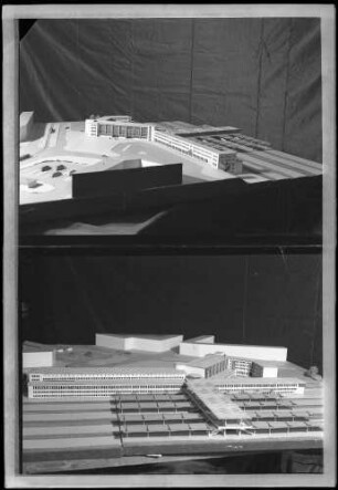 Heidelberg, Modell des neuen Hauptbahnhofs
