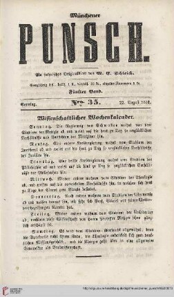 Nro. 35 (22. August 1852)