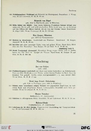 Nachtrag (Nr. 310-332)