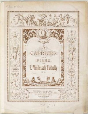 3 caprices : pour piano ; op. 16
