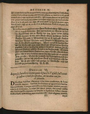 Decisio VI. - X.