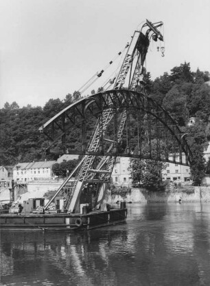Demontage "Maxbrücke" Passau/Donau