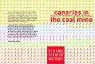 Canaries in the coal mine : master plan for dance in Flanders and Brussels